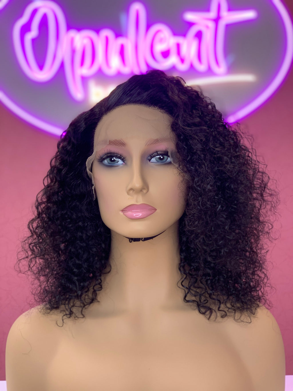 Super curly wig
