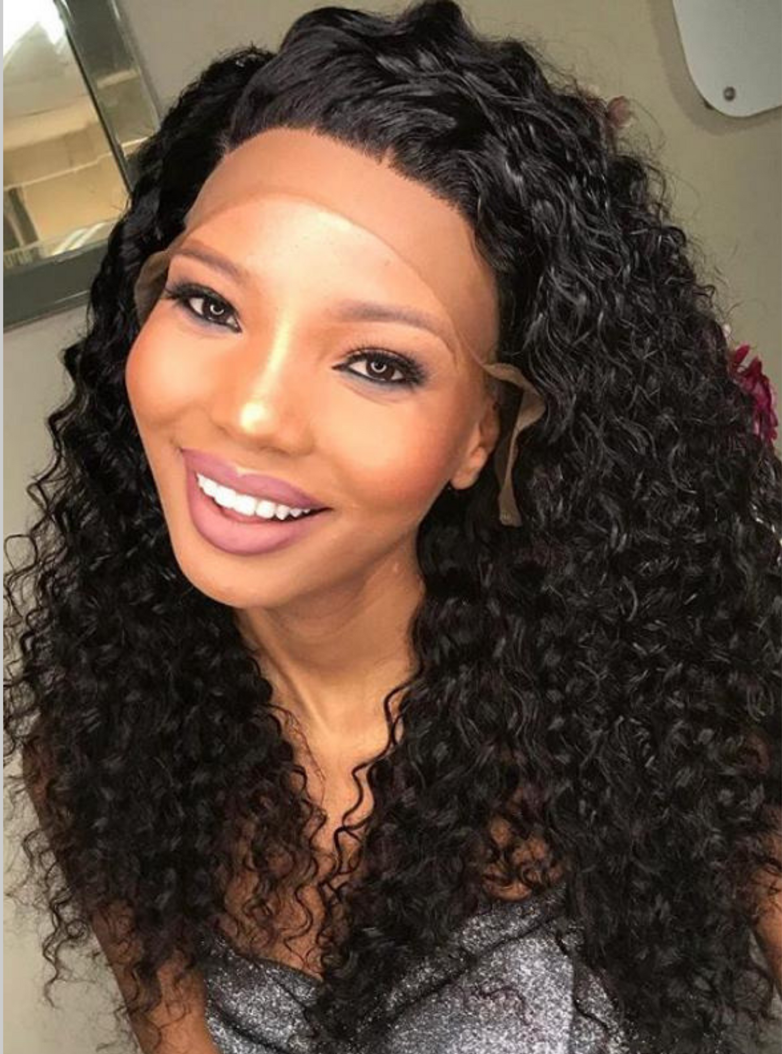 lace frontal curly wig unit